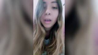 efitopia  webcam show 2020-04-10 12-47-23 Beauty teen girl is lying on the bed and having online sex chat and earning webcam money