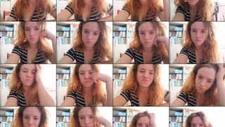 PrettyVoron webcam show 2020-08-04 09-43-41 Ginger online sex chat slut is enjoying hotly posing to the webcam and showing boobies