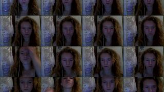 PrettyVoron webcam show 2020-08-06 23-46-52 Beauty chick is taking off hot dress in front of the webcam and posing in black stockings