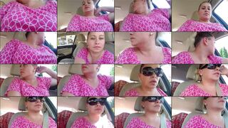 sweetysabina webcam show 2020-08-07 09-49-01 Appetizing plump milf in sexy pink dress is enjoying webcam sex chat in the car