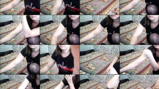 Vary199999 webcam show 2020-07-23 15-07-23 Steaming hot online porn chick is posing to the webcam in black stockings