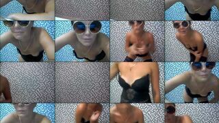 Zefirka888 webcam show 2020-08-04 18-13-45 Cam sex model with black sunglasses is posing in front of the webcam in black underwear