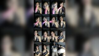 666sexdoll webcam show 2020-08-17 08-54-58 Plump brunette is excitingly posing in hot underwear and fucking pussy with big dildo