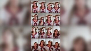 annemariexo webcam show 2020-08-18 15-00-19 Buxom tight cam porn girl in hot college uniform is excitingly posing to the webcam