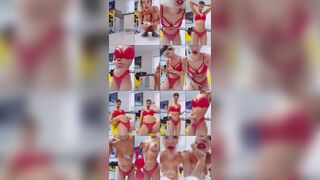 bunny vic webcam show 2020-08-15 09-06-10 Online porn blonde slut in red bikini is hotly posing to the webcam and showing round boobs on webcam