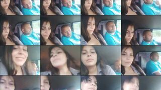 kissmabont webcam show 2020-08-15 17-55-48 Fatty Latina cam porn slut is showing big tits and doing blowjob to husband in the car on webcam