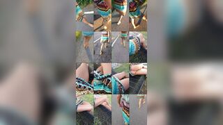 Intrigante66 webcam show 2020-07-05 20-24-03 Lash milf chick in short dress is demonstrating jelly butt and mature cunt on webcam outdoors