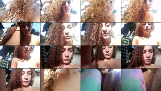 liltitass webcam show 2020-08-19 17-54-11 Adorable curly brunette online sex girl in red lace underwear is posing on webcam and masturbating