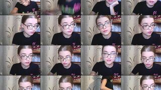 malvinella webcam show 2020-08-19 16-04-10 Young online porn girl with glasses is having webcam sex chat and flirting for money