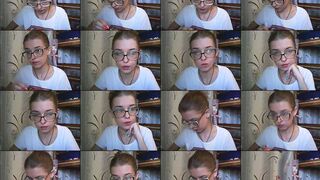 malvinella webcam show 2020-08-25 16-48-36 Young brown haired online porn girl with glasses is having webcam sex chat and flirting for money