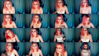 MolliaJany webcam show 2020-08-17 18-52-05 Sweet redhead porn chat teen girl is showing beautiful body to the webcam and masturbating with vibrator