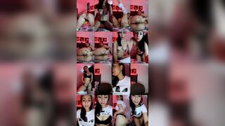 monycat  webcam show 2020-08-19 23-40-47 Busty brunette cam sex milf is excitingly posing in black panties and showing juicy boobs