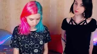 NaumaNekrasa webcam show 2020-08-11 11-22-13 Skinny teen lesbian chicks are excitingly fondling and stripping in front of the webcam