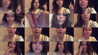 playboycr webcam show 2020-08-25 21-09-24 Tight cam porn slut in sexy robe is enjoying online webcam sex chat and stroking pussy