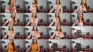 SweetButtocks webcam show 2020-08-24 05-52-07 Adorable online porn brunette in sexy blouse is having webcam sex chat and showing boobs