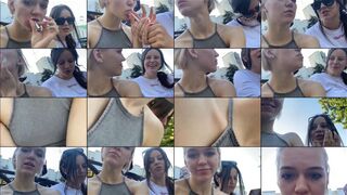 TreshGirls webcam show 2020-08-23 16-17-53 Slutty online porn lesbian chicks are having webcam sex chat and posing outdoors