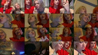 TreshGirls webcam show 2020-08-25 22-22-05 Scrawny redhead lesbian cam porn slut is enjoying hot lesbian kiss in front of the webcam