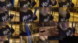 -MilkyWay- webcam show 2020-11-14 04-40-58 Plump blonde online porn slut is enjoying webcam sex chat outdoors and showing yummy boobs