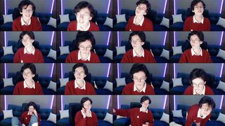 Amamellie webcam show 2020-11-18 02-01-31 Cute amateur cam porn girl with glasses is enjoying online sex chat and flirting on webcam