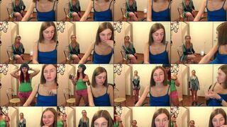 AmazingCuties webcam show 2020-11-15 13-50-57 Young lesbian cam sex girls are undressing and posing nude before having lesbian group sex on webcam