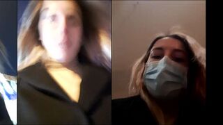 AmeliaSeen webcam show 2020-11-15 03-40-45 Beautiful blonde slut is undressing in the car and enjoying pussy masturbation on webcam sex chat