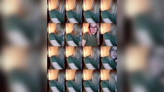 AmeliaSeen webcam show 2020-11-19 03-50-59 Blonde cam porn slut with vibrator in cunt is enjoying webcam sex chat and stroking boobs