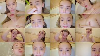 Ariel006 webcam show 2020-11-17 21-50-32 Wonderful young girl is lying in the bathtub and enjoying online webcam sex chat and fucking with dildo