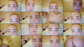 Ariel006 webcam show 2020-11-19 23-34-18 Wonderful young girl is lying in the bathtub and enjoying online webcam sex chat and fucking with dildo