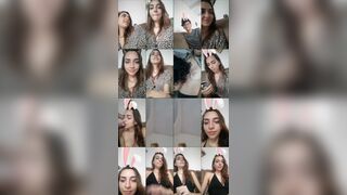 Lucythealien webcam show 2020-04-04 00-04-48 Online cam porn girl wearing silk peignoir is flirting and posing in black underwear on webcam