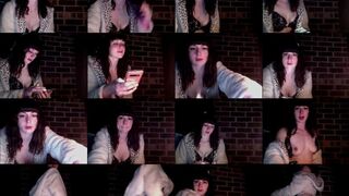 BaddiexM webcam show 2020-11-06 15-43-47 Slender shaped brunette girl is having online sex chat and showing bubble butt in tiny short