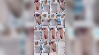 Pocellina81 webcam show 2020-07-05 12-05-25 Sex chat milf whore is posing in white undershirt and making webcam show hot