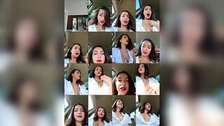 riley88 webcam show 2020-07-02 14-56-22 Online whore with red lips is enjoying webcam porn chat in the car