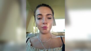 Riley88 webcam show 2020-07-09 18-19-28 Brunette with appetizing hot boobs is enjoying webcam sex chat outdoors