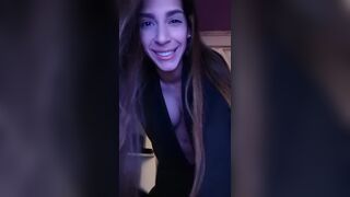 sophiloverojas webcam show 2020-04-12 01-18-33 Awesome sexy cam porn slut is hotly posing in black robe and showing bubble butt