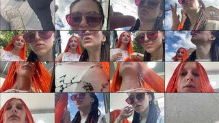 Treshgirls webcam show 2020-07-09 15-24-17 Ginger sex chat slut is making hot webcam lesbian sex show with lesbian girlfriend outdoors