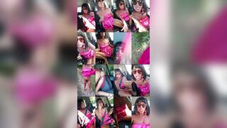 ladyblue webcam show 2020-08-05 17-54-47 Mulatto girl in hot lingerie with vibrator in pussy is posing to the webcam in the car